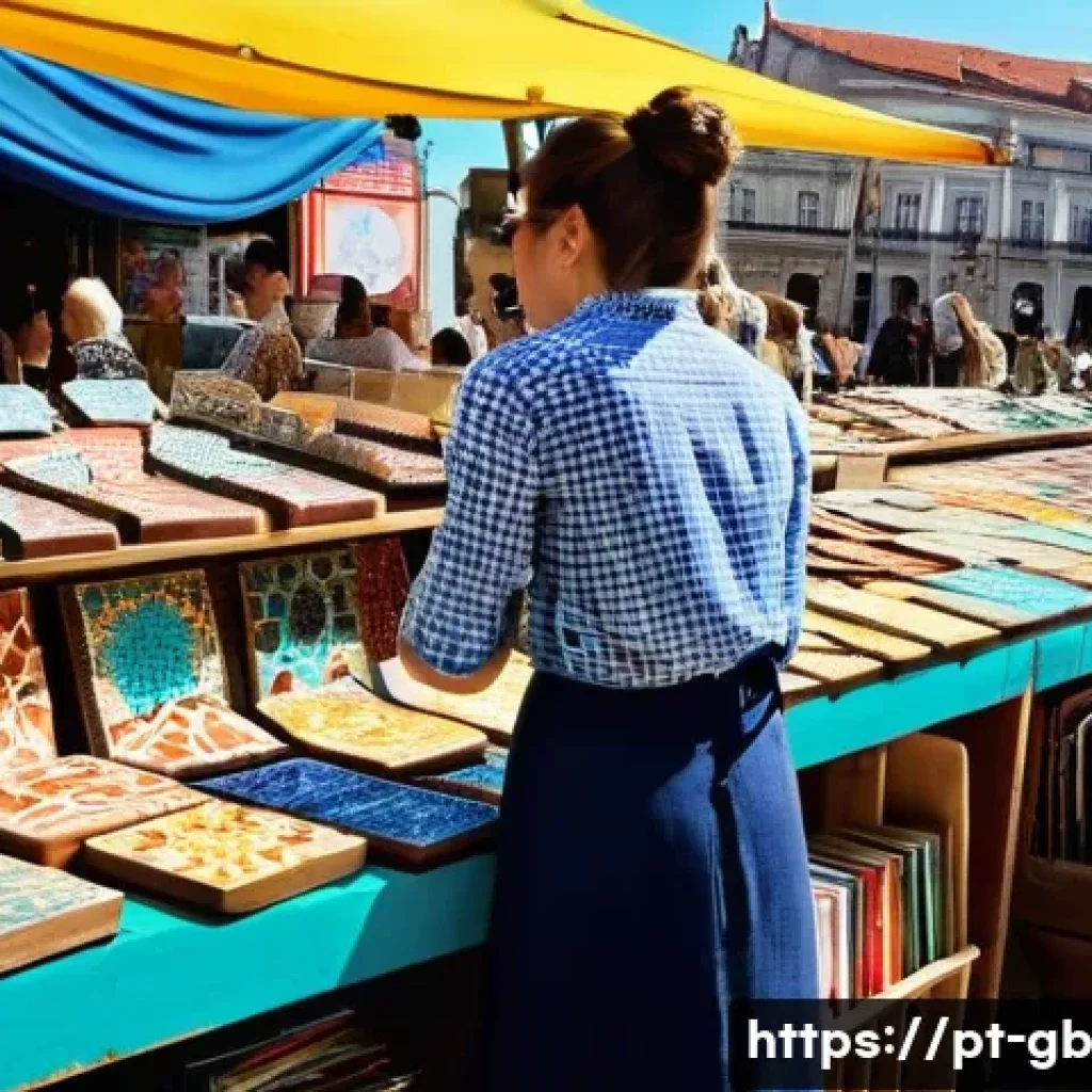 탄소중립을 위한 삶의 질 향상 전략 - **Prompt 1: Creative Upcycling & Community Market in Lisbon**
    "A vibrant, wide-angle shot of a s...