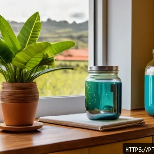 탄소중립을 위한 개인의 책임 - A cozy Brazilian home interior showcasing sustainable living: a family of three using energy-efficie...